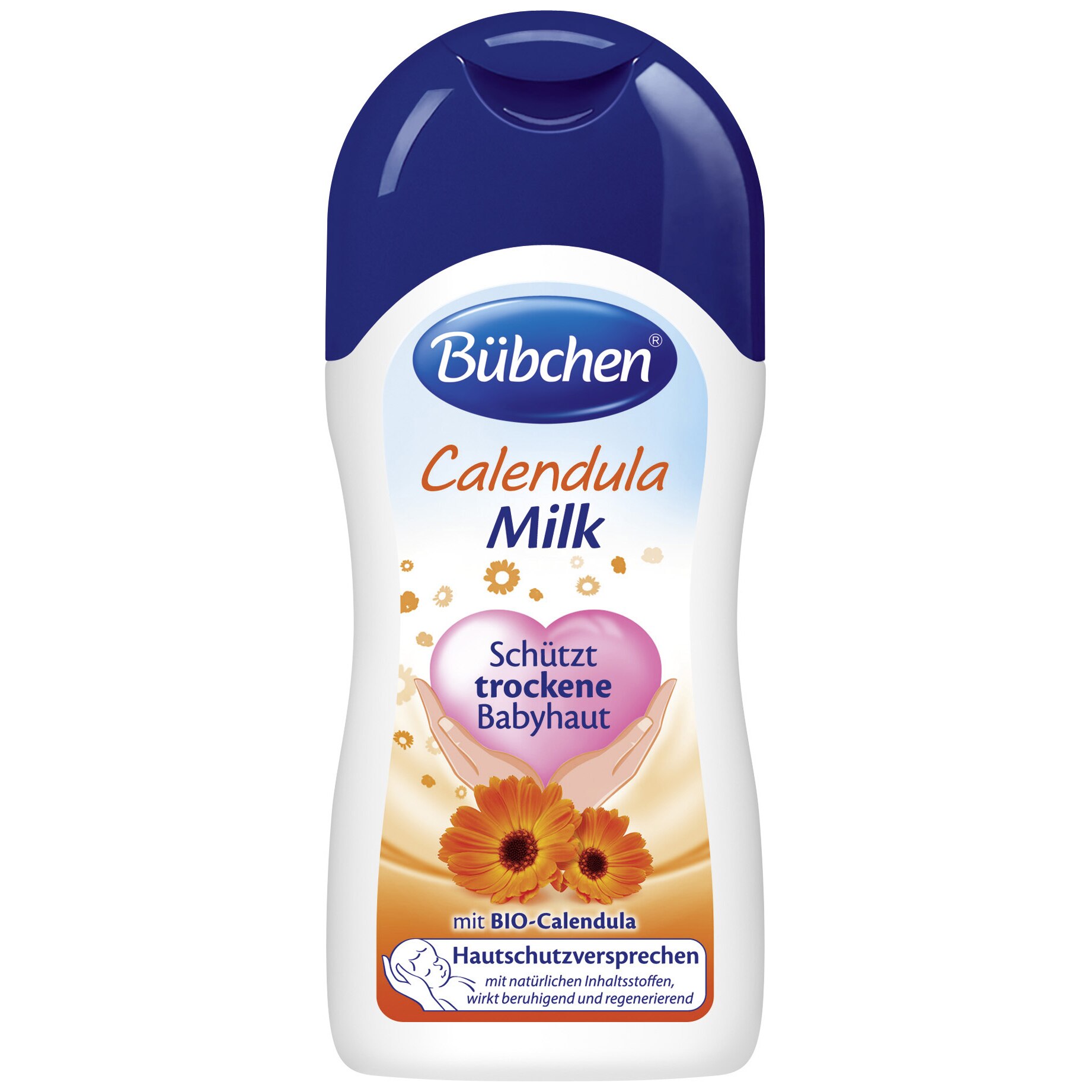 Lapte de corp cu galbenele Bubchen BIO pentru bebelusi, 200 ml