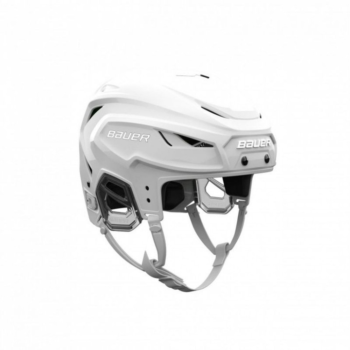 Casca pentru hochei, Bauer, ventilatie, ajustabila, alb, M-L