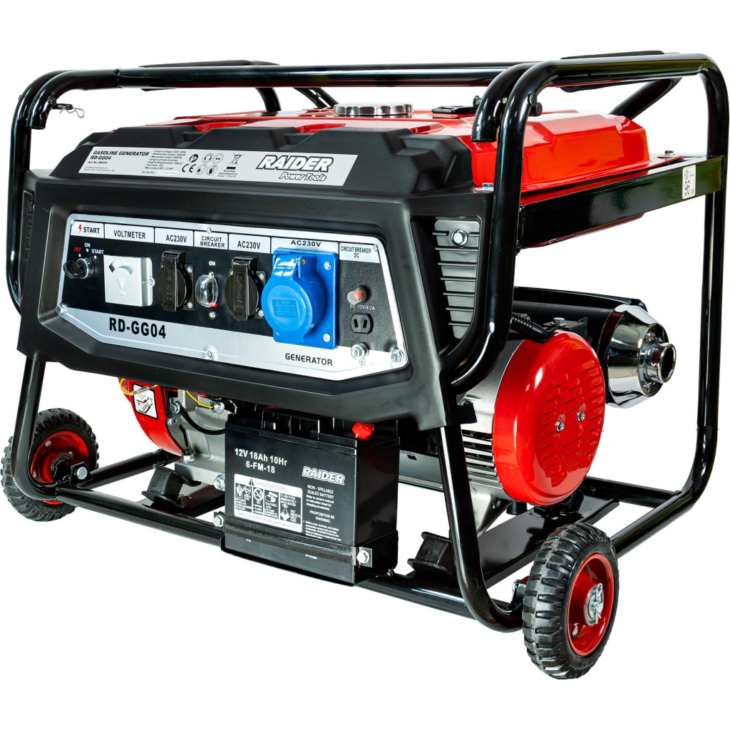 Generator pe benzina 4 timpi 5.5kW pornire electrica RAIDER RD-GG04