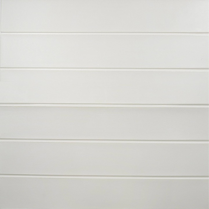 Set 4 Buc Placi Autoadezive 3D Pentru Perete 70 cm x 70 cm Imitatie Lemn Alb