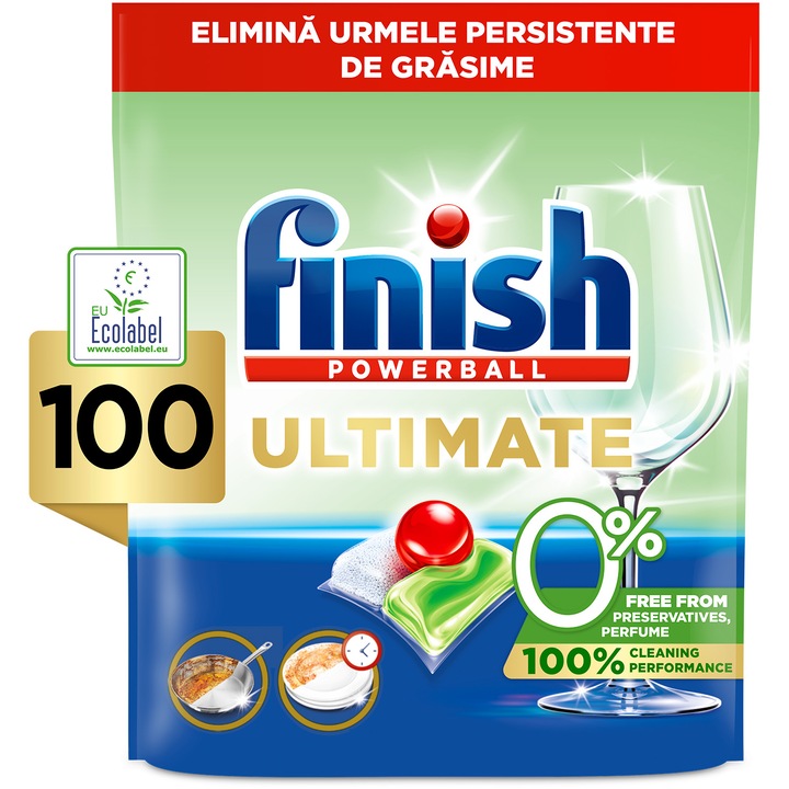 Finish Ultimate Eco mosogatószer kapszula, 100 mosás