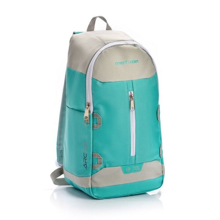 Rucsac Termic, Meteor, Arctic, Izolatie Spuma De 4 mm, Capacitate 10L, Albastru, Mentine Temperatura Pana La 12H, Buzunar Exterior