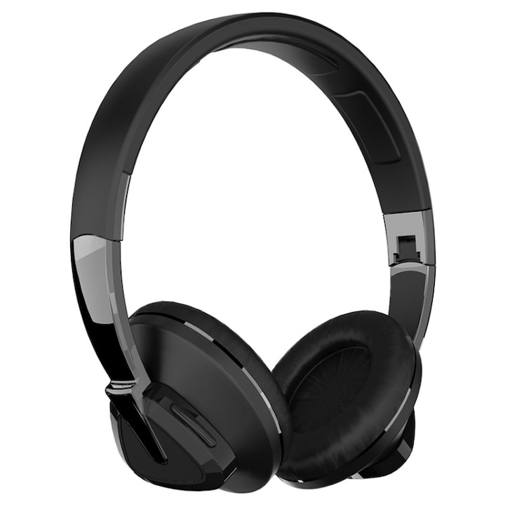 Casti wireless Over-Ear, H3 Computer mobil, Bluetooth wireless, Calitate audio ridicata, Potrivire confortabila, Compatibilitate universala, Negru