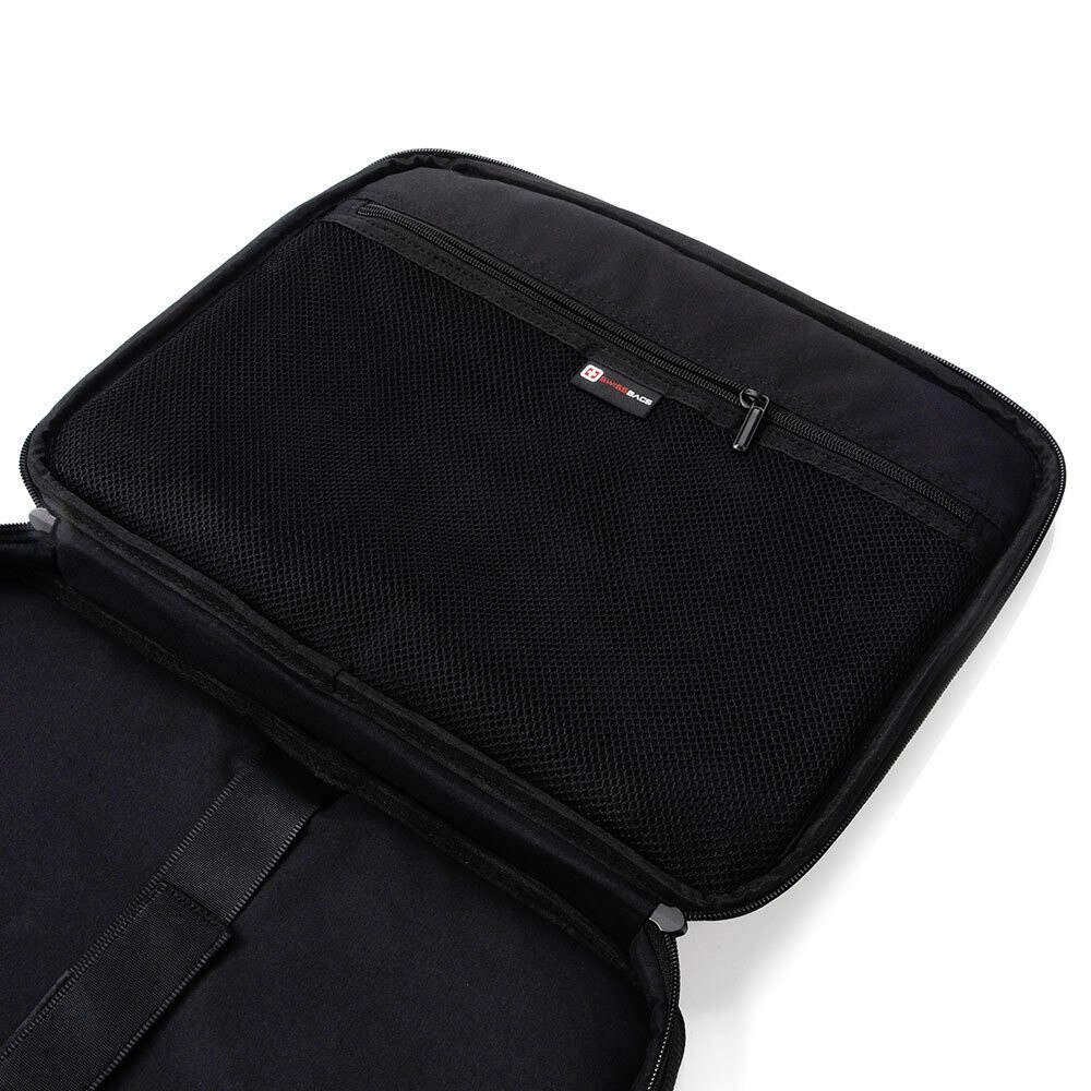 Geanta laptop SwissBags Glion 4L negru 40x28x4cm