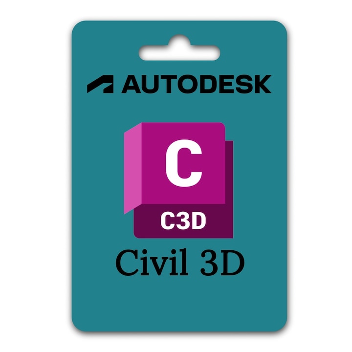Autodesk Civil 3D kereskedelmi licenc, tervezőszoftver, fióktársítás, 1 éves érvényesség