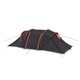 Cort camping Spokey, poliester, 4 persoane, 2 spatii, 430x220x130cm, portocaliu/negru