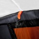 Cort camping Spokey, poliester, 4 persoane, 2 spatii, 430x220x130cm, portocaliu/negru
