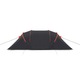 Cort camping Spokey, poliester, 4 persoane, 2 spatii, 430x220x130cm, portocaliu/negru