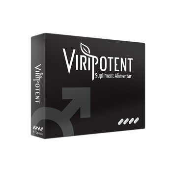 Capsule pentru potenta VIRIPOTENT, erectie si ejaculare precoce, cresterea apetitului sexual, formula 100% naturala cu efect rapid, 4 capsule