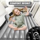 Saltea Auto Gonflabila 2 in 1 Teno®, scaun spate si travel bed, materiale calitative, pluristratificata, saculet de depozitare, pompa pentru umflare inclusa, 138 x 85 cm, gri