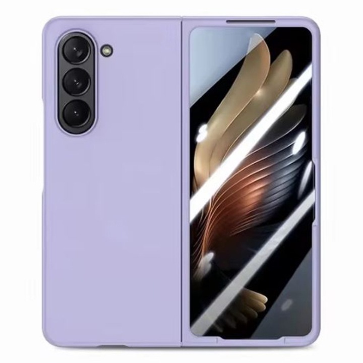 Husa de Protectie, Antisoc pentru Samsung Galaxy Z Fold 6, Protectie pentru Ecran, Lila