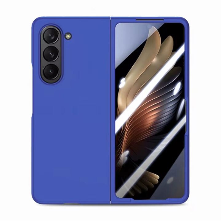Husa de Protectie, Antisoc pentru Samsung Galaxy Z Fold 6, Protectie pentru Ecran, Albastru inchis