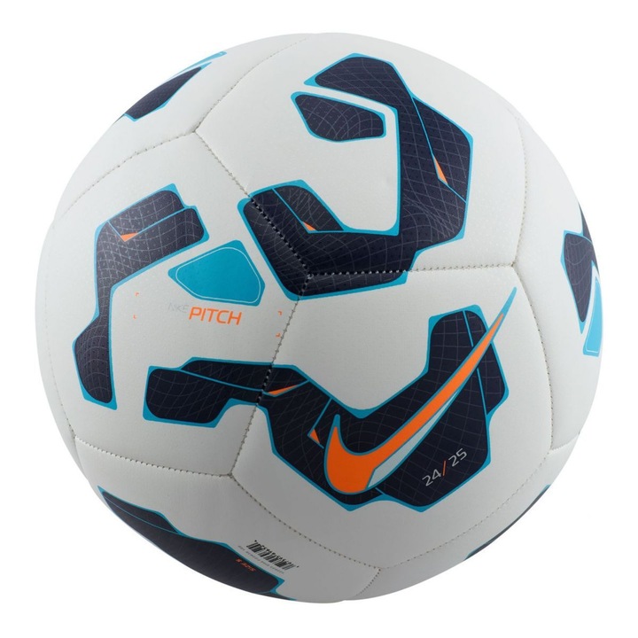 Minge Fotbal Nike Pitch, marime 5, alb/albastru