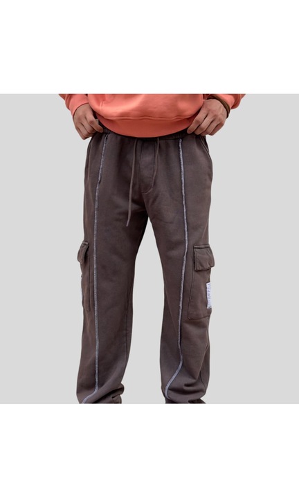 Pantaloni de trening, cargo, Maro, S