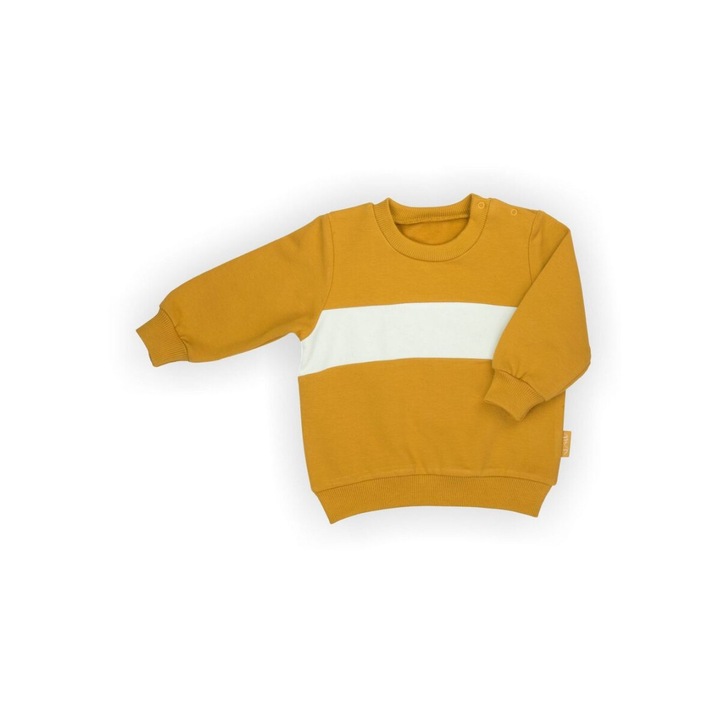 Pulcsi lányoknak, Nicol, pamut, mustár, 74