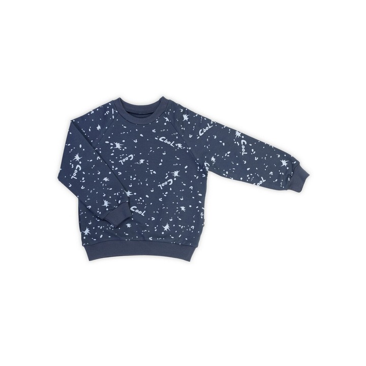 Nicol pulover fiuknak, pamut, sotetkek, Kék