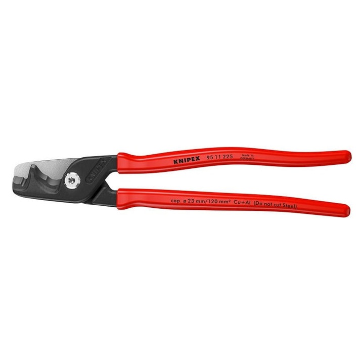 Cleste pentru taiat cablu Knipex tais dublu 225mm