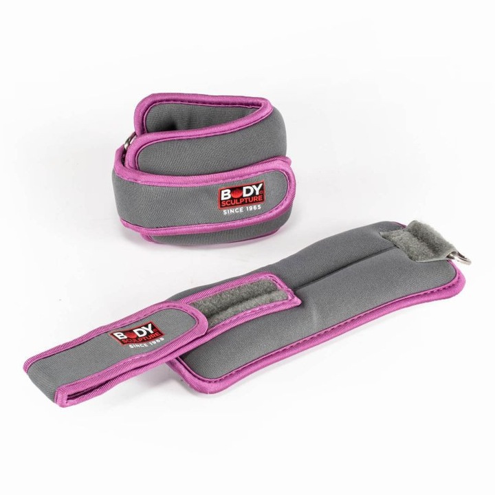 Greutati fitness Body Sculpture, set 2x1,15 kg, ajustabile, 40x10,8x3,6cm, universale