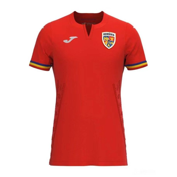 Tricou suporteri Romania, Joma, Euro Cup 2024, Poliester, Rosu, 2XL