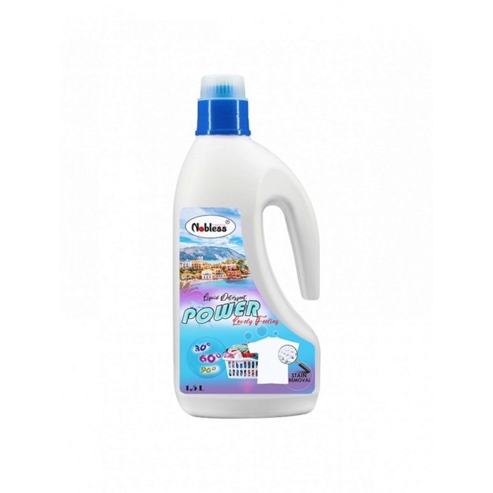 Detergent de rufe 3 in 1 Nobless Fragrance Lovely Feeling 1,5L