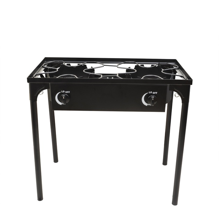 Pirostrie cu suport tip masa, 2 arzatoare x 3 focuri, inaltime 74cm Z-TOOLS / ZTS 8496