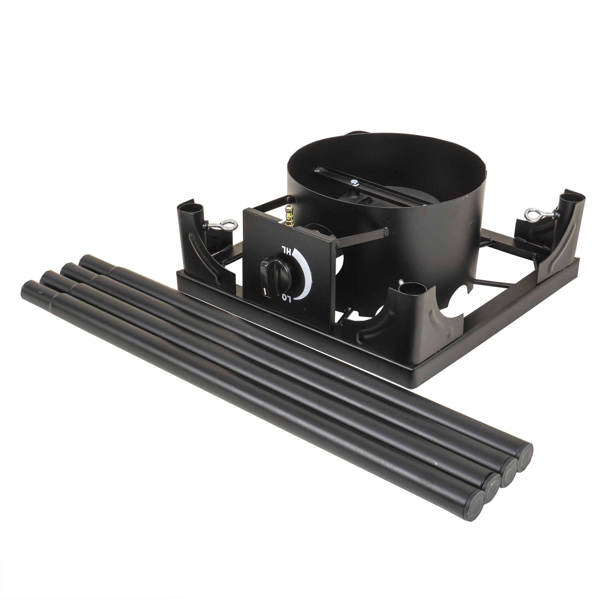 Pirostrie cu suport tip masa, 1 arzator x 3 focuri, inaltime 74cm