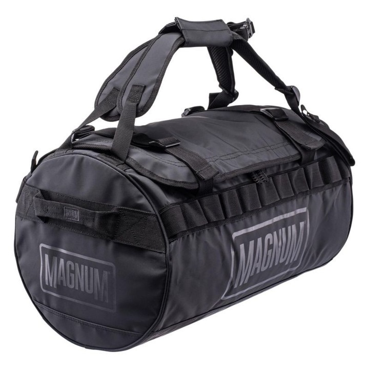 Magnum Duffel utazótáska, unisex, vízálló, síppal, 45L, 50x30x30cm, poliészter