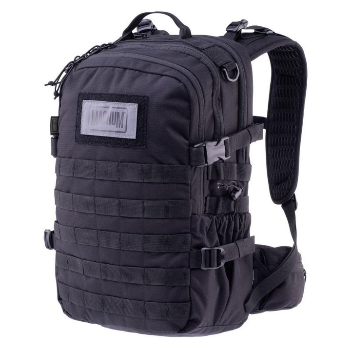 Rucsac Magnum Urbantask Cordura, nylon, 25L, sistem ventilatie, husa de ploaie, negru, 48x30x17cm