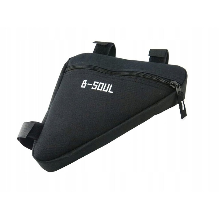 Geanta universala negru pentru bicicleta, montabila pe cadru