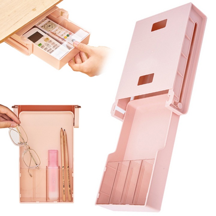 Sertar de birou colorat extensibil sub blat