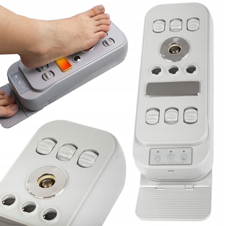 Aparat de masaj pentru picioare Verk Group, incalzire, 3 moduri de intensitate, universal, 135cm