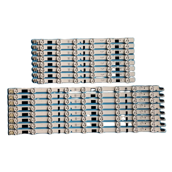 Set 16 benzi LED compatibile cu Samsung UN46F6800 si UN46F6400, alb, 16x963mm