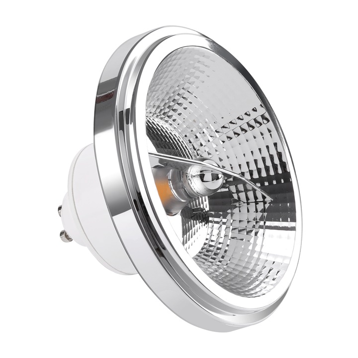 Bec LED AR111 Eko-Light, 10,5W, 4000K, alb cu reflector