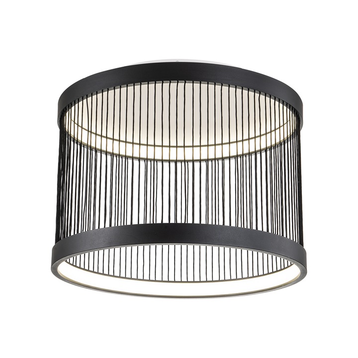 Mennyezeti lámpa MILAGRO Guarda, LED 43W, fekete, 51cm, 1 db-os szett.