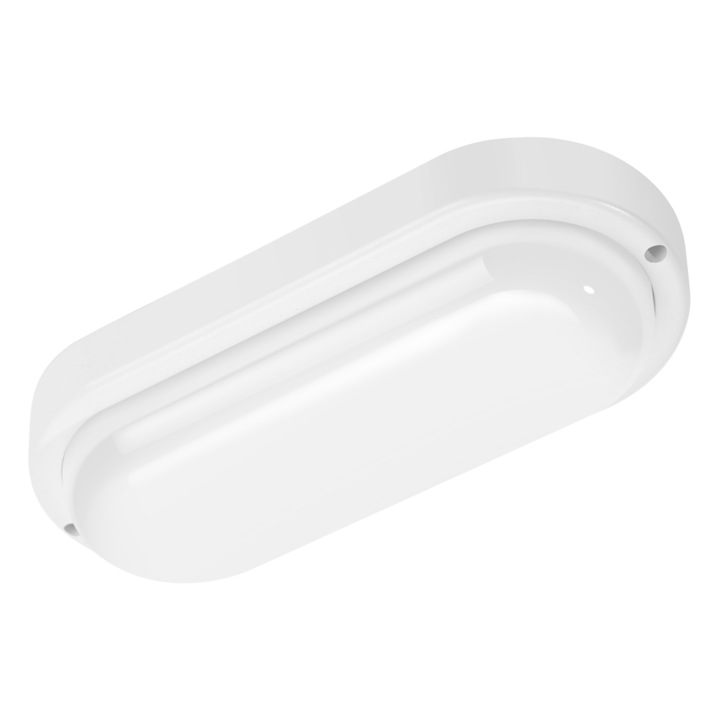 Lampa LED, Milagro, Plastic, 18W, 4000K, IP64, 23 x 10.3 cm, Alb