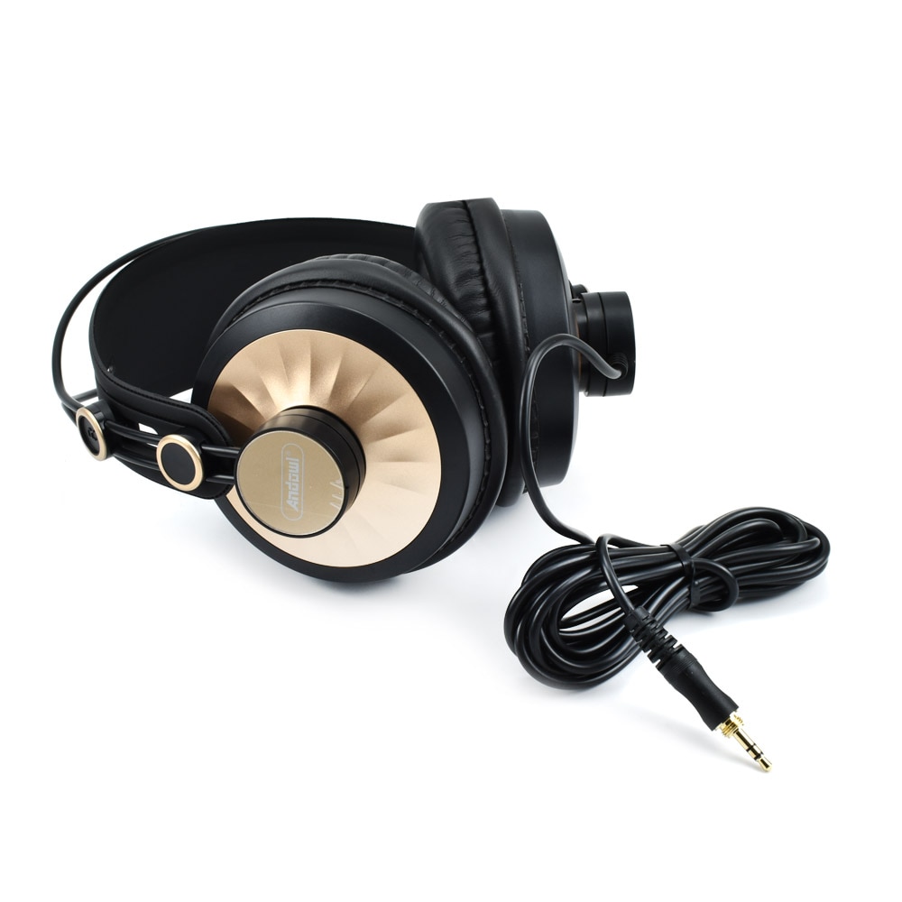 Casti cu fir D68, Stereo, jack 3, 5 mm, negre