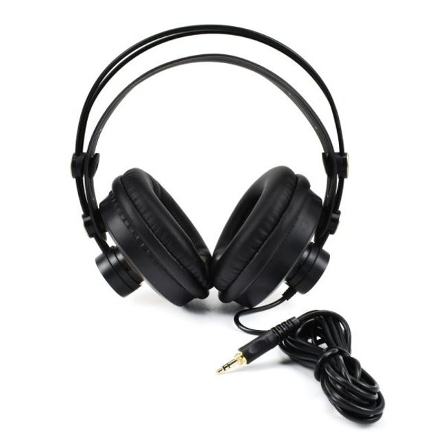 Casti cu fir D68, Stereo, jack 3, 5 mm, negre