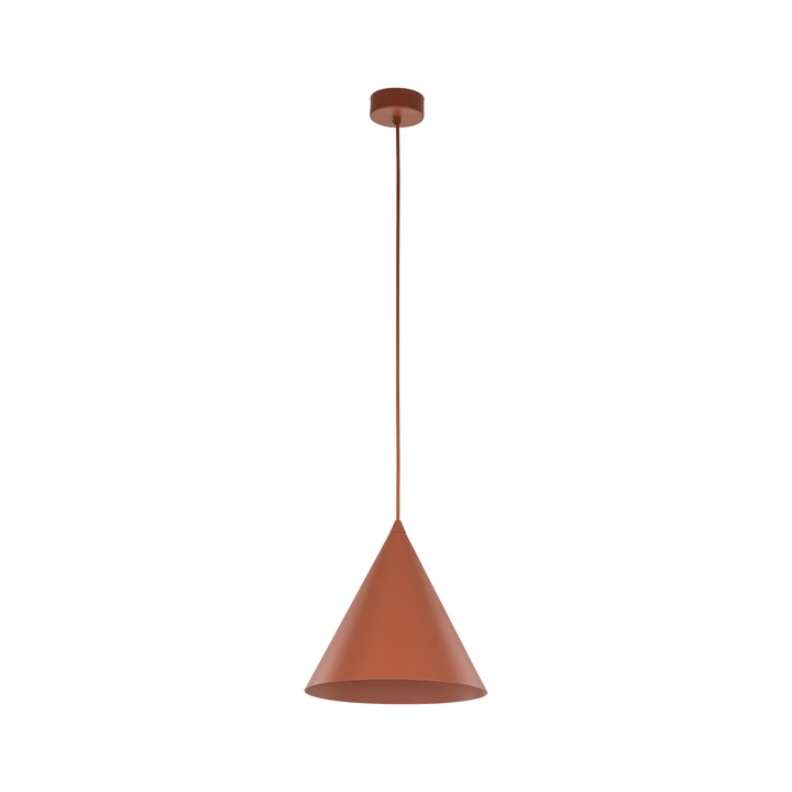 Lustra TK-Lighting, model Cono Brick, 15W, 250x250x160cm, culoare: metalic