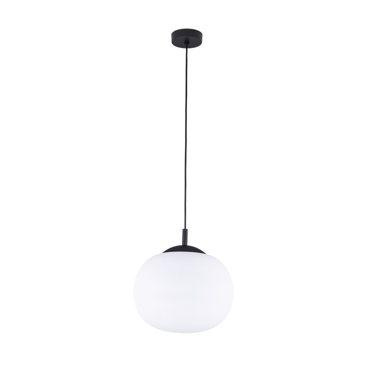 Lustra TK-Lighting, model Vibe White, 1xE27, negru, 350x350x1700cm