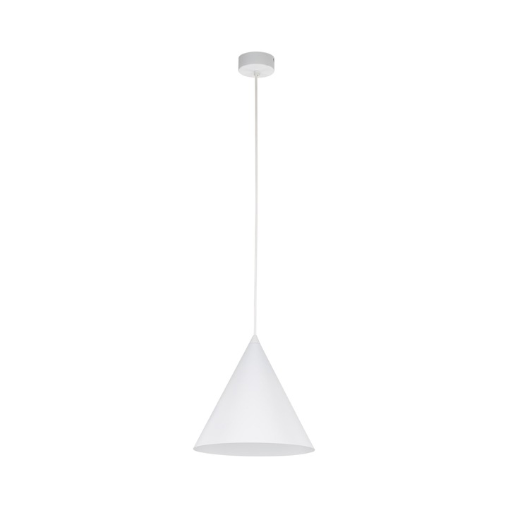 Lustra TK-Lighting CONO, alb, 1m, 15W, 250x250x160cm