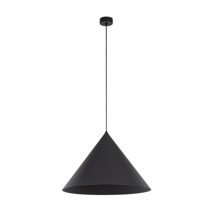 Lustra suspendata TK-Lighting CONO BLACK, E27, negru, 50x50x170cm
