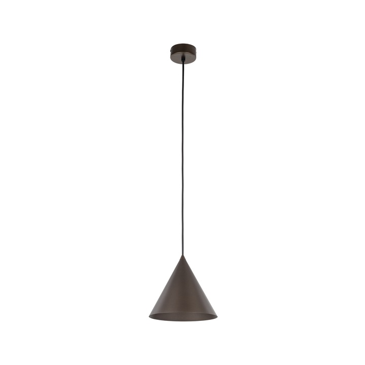 Lustra suspendata TK-Lighting CONO, 1 sursa lumina, maro, 190x190x1550mm