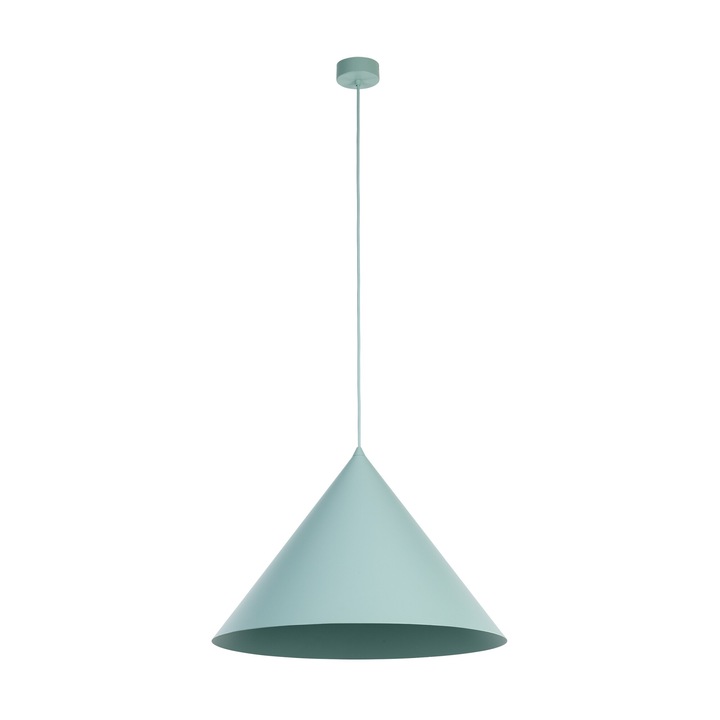 Lustra suspendata TK-Lighting CONO MINT, E27, metal lacuit, menta, 50x50x170cm