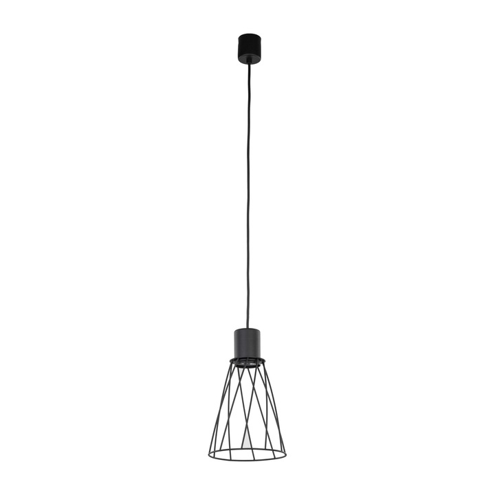 Lustra TK-Lighting, model Modesto, negru, 10W, 160x160x170cm