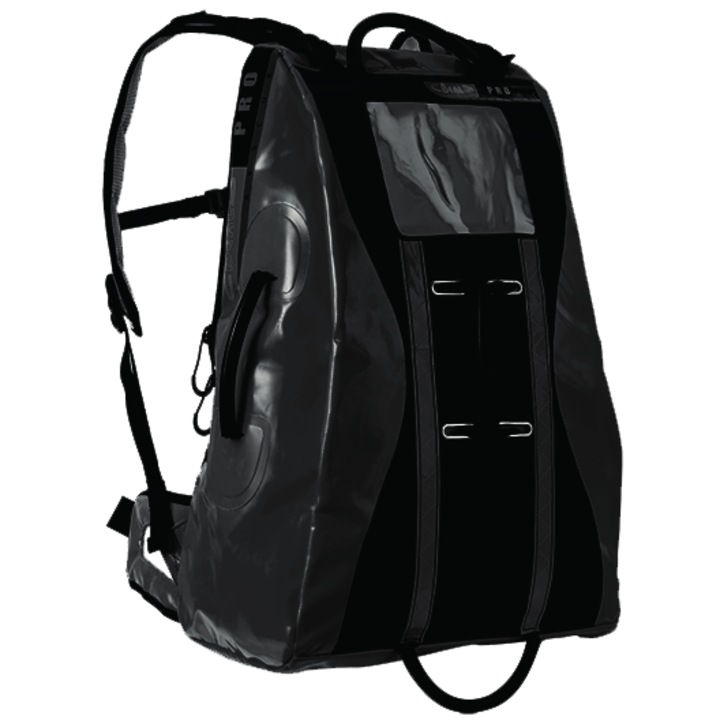 Beal Combi Pro szállító és mentő hátizsák, PVC, gyors hozzáférésű, fényvisszaverő elemekkel, fekete, 40L