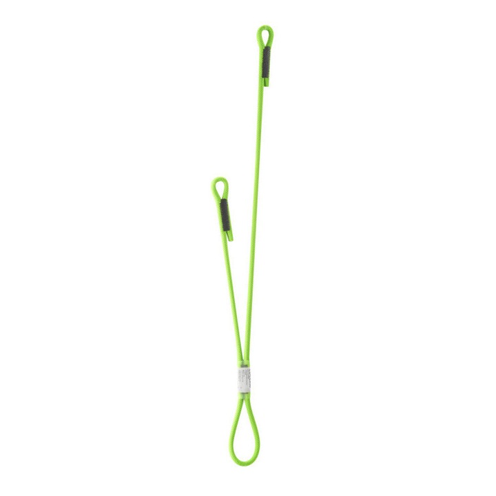 Sfoara dubla in Y Edelrid, auto-retractabila, 40/75 cm, poliamida, verde
