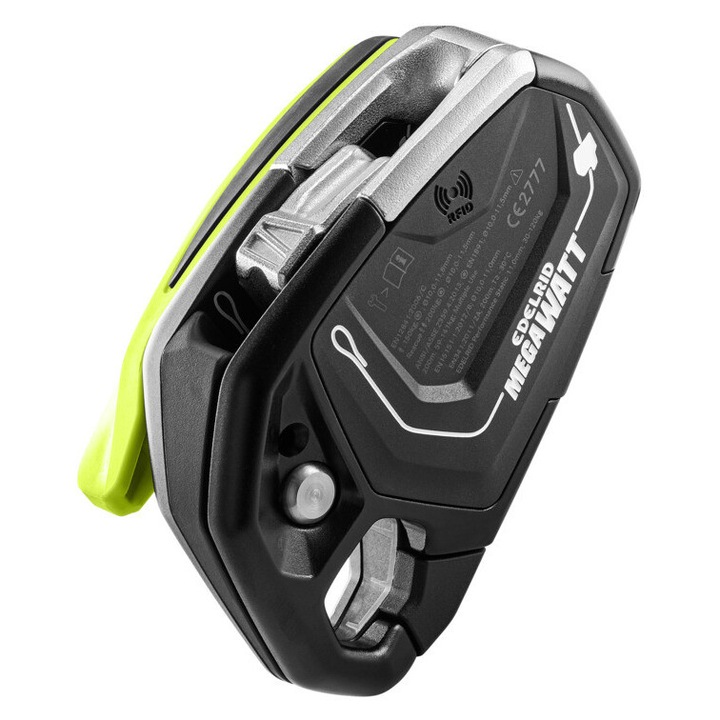 Dispozitiv fixare, parghie, Edelrid, verde\negru