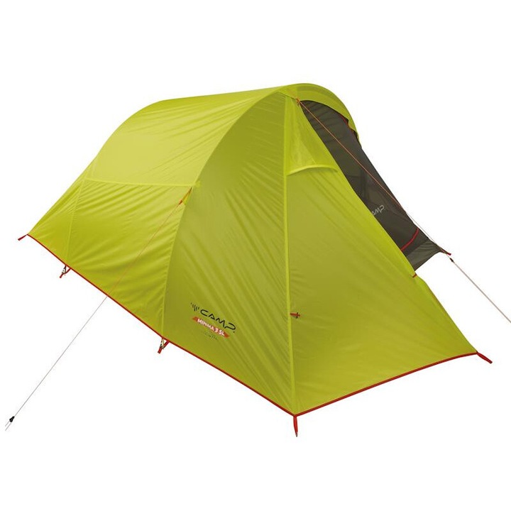 CAMP Minima SL III sátor, 3 személyes, zöld, 190x310x113cm