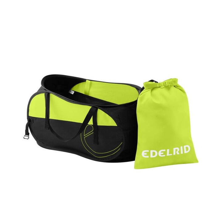 Geanta sport Edelrid Spring Bag 30 II, verde/negru, 30l, pliabila, cu 2 compartimente interioare