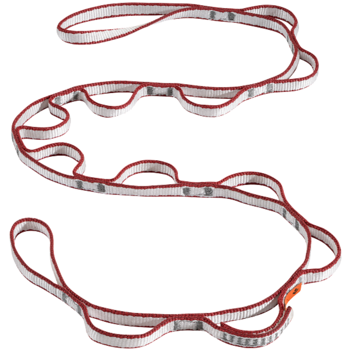 Верижен шнур Dynex, черен диамант, 12 mm, червено/бял, полиетилен, 115 cm